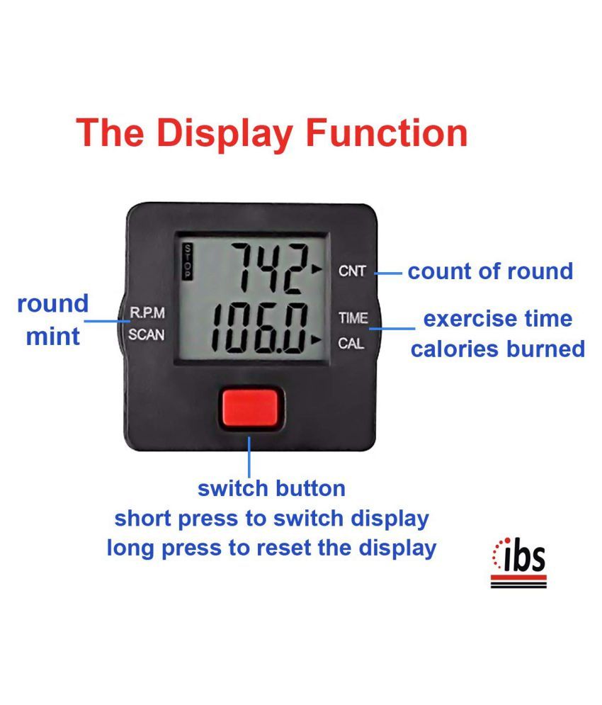 IBS Pedal Exercise Cycle/Bike Exerciser Cum Cardio Cycle with Digital