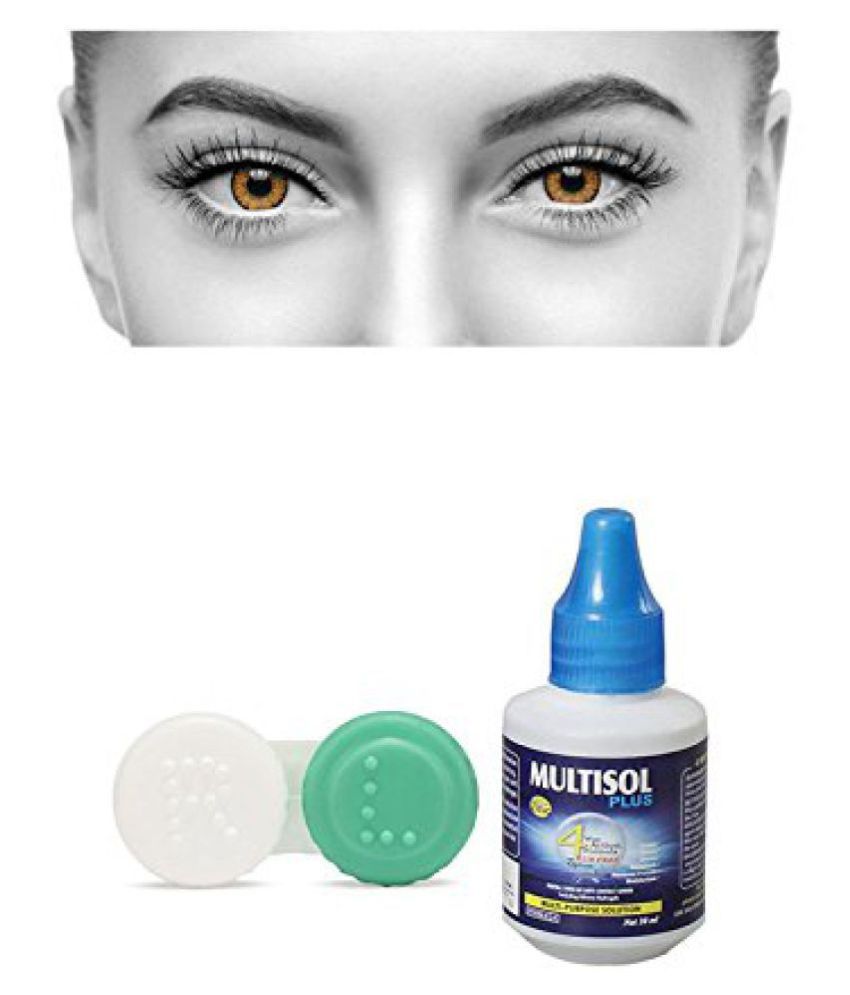Ivonne Honey_lens Monthly Disposable Color Lenses Buy Ivonne Honey_lens Monthly Disposable