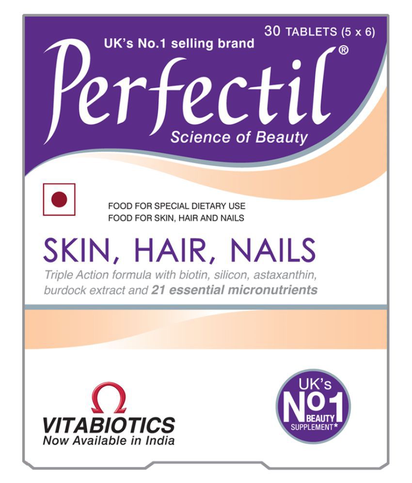 Perfectil Skin, nails and hair care tablets 30 gm Vitamins Tablets: Buy  Perfectil Skin, nails and hair care tablets 30 gm Vitamins Tablets at Best  Prices in India - Snapdeal