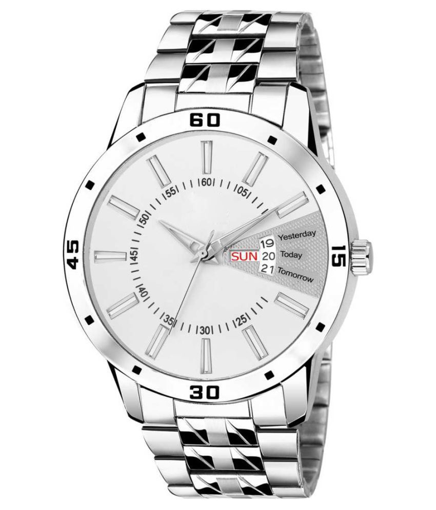 Godsonwithdevice 2021-WH Day and Date Stainless Steel ...