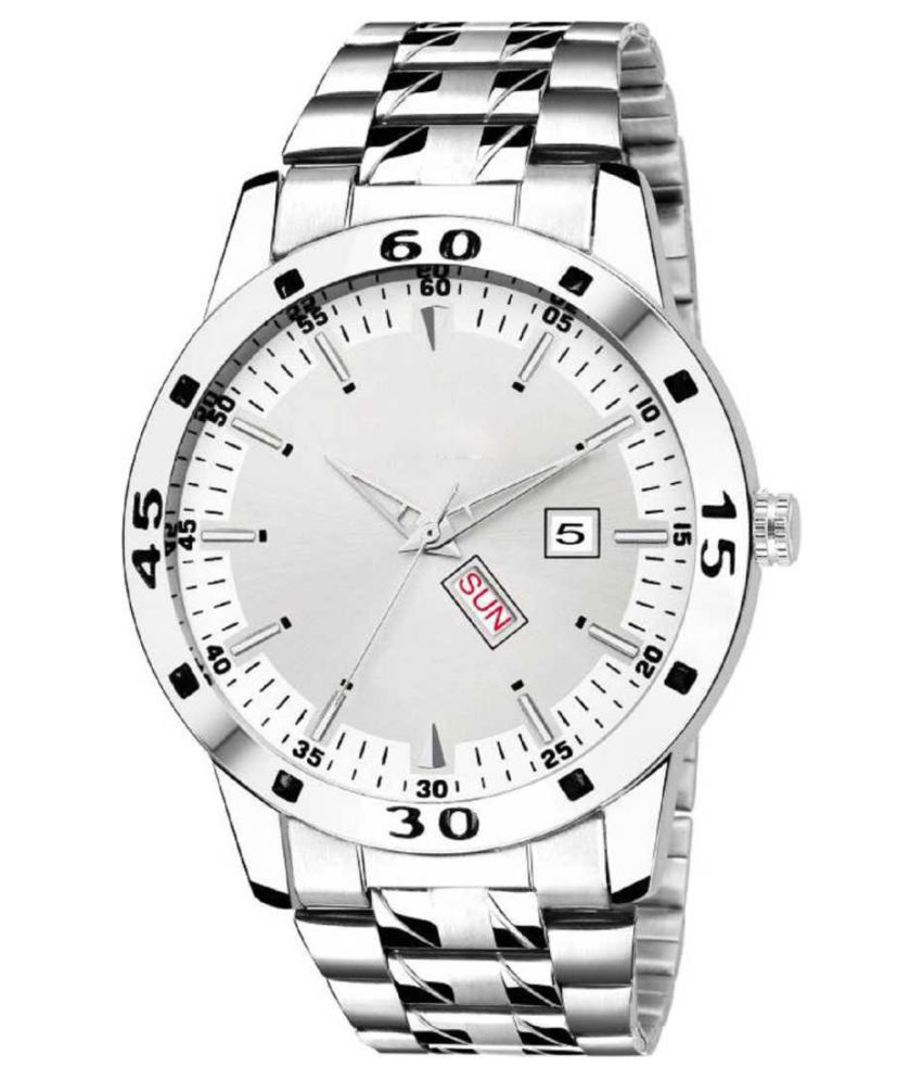     			newmen 2071 Day and Date Stainless Steel Analog Men's Watch