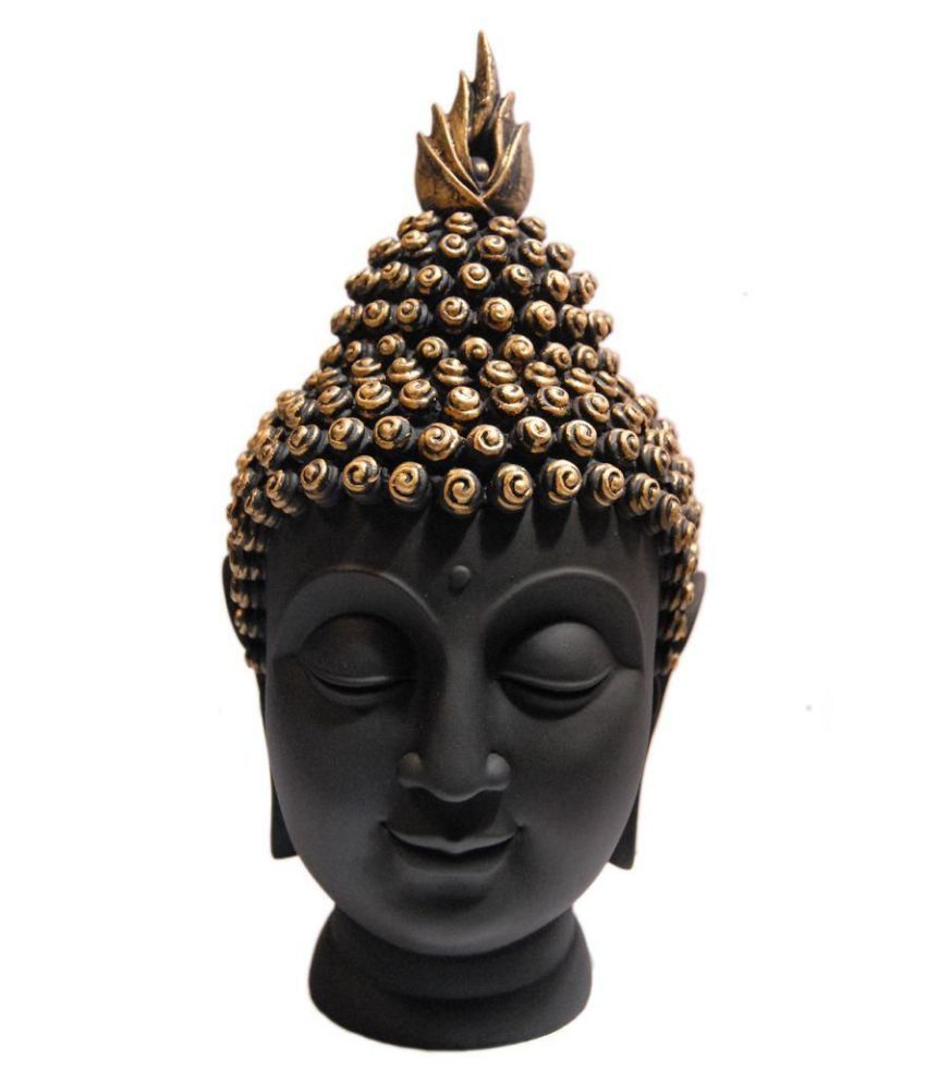     			MINI  Black Lord gautam Buddha Statue