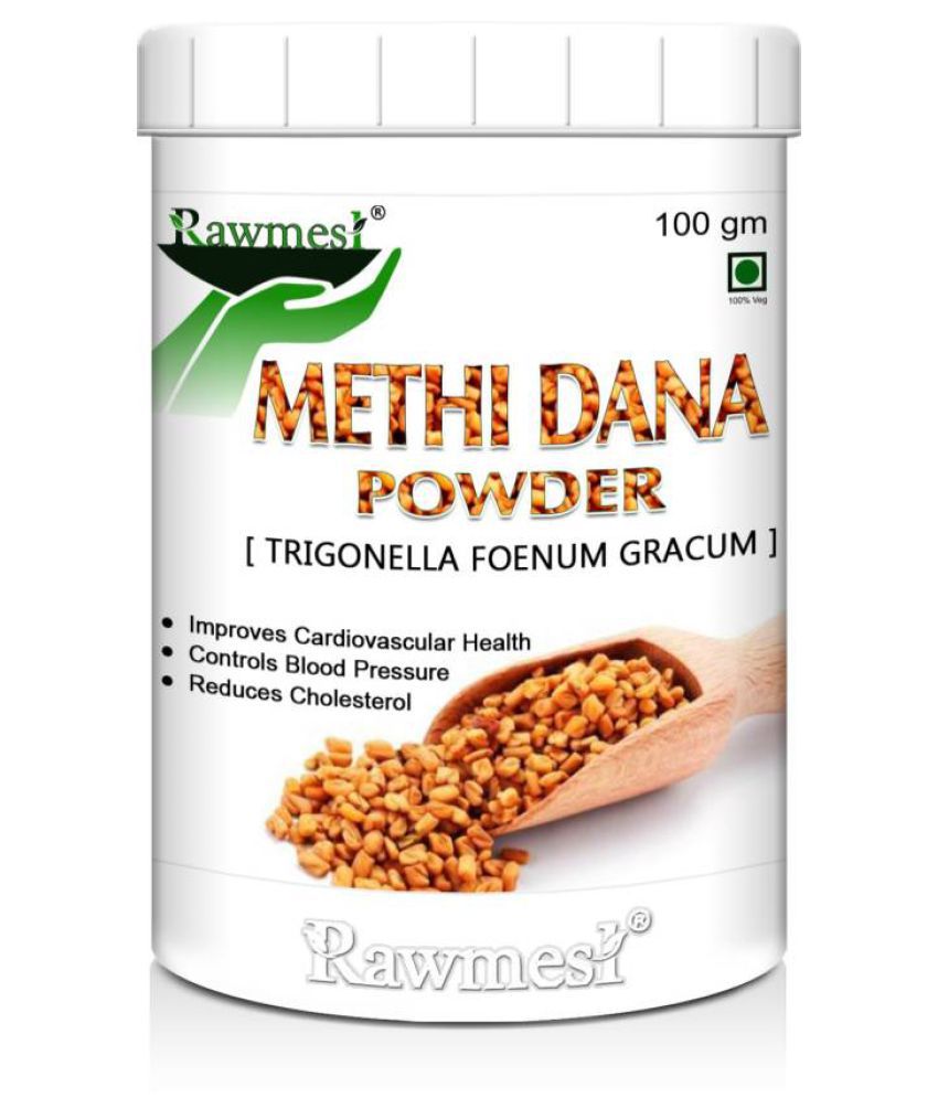     			rawmest Pure Organic Methi Dana Powder 100 gm Pack Of 1