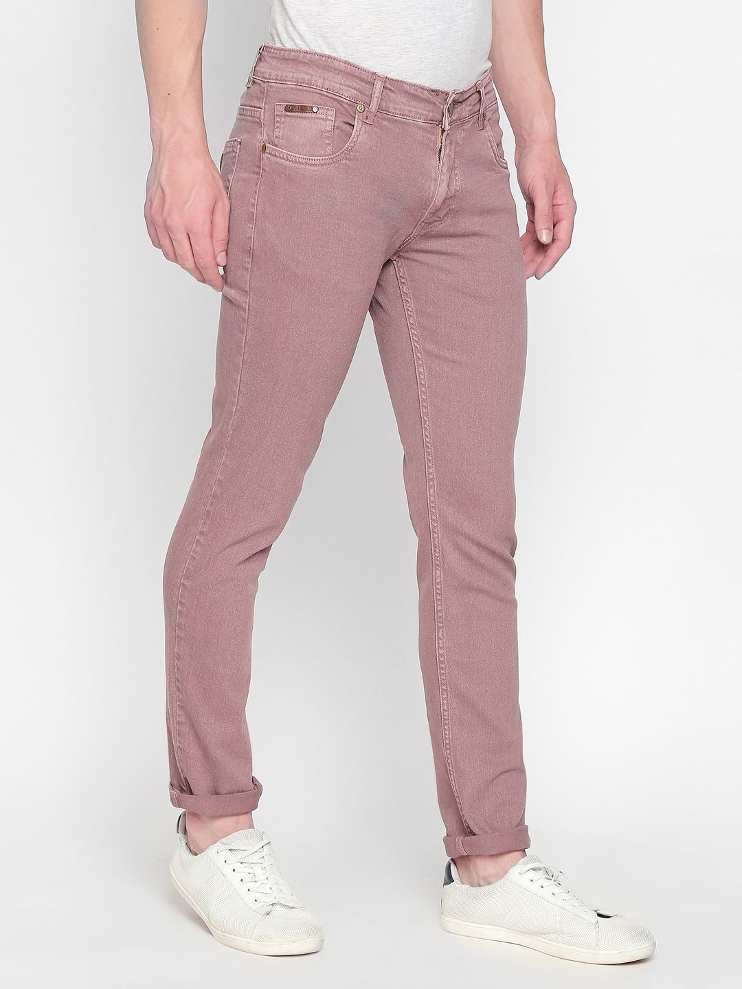BOLTS and BARRELS Pink Slim Jeans - Buy 
