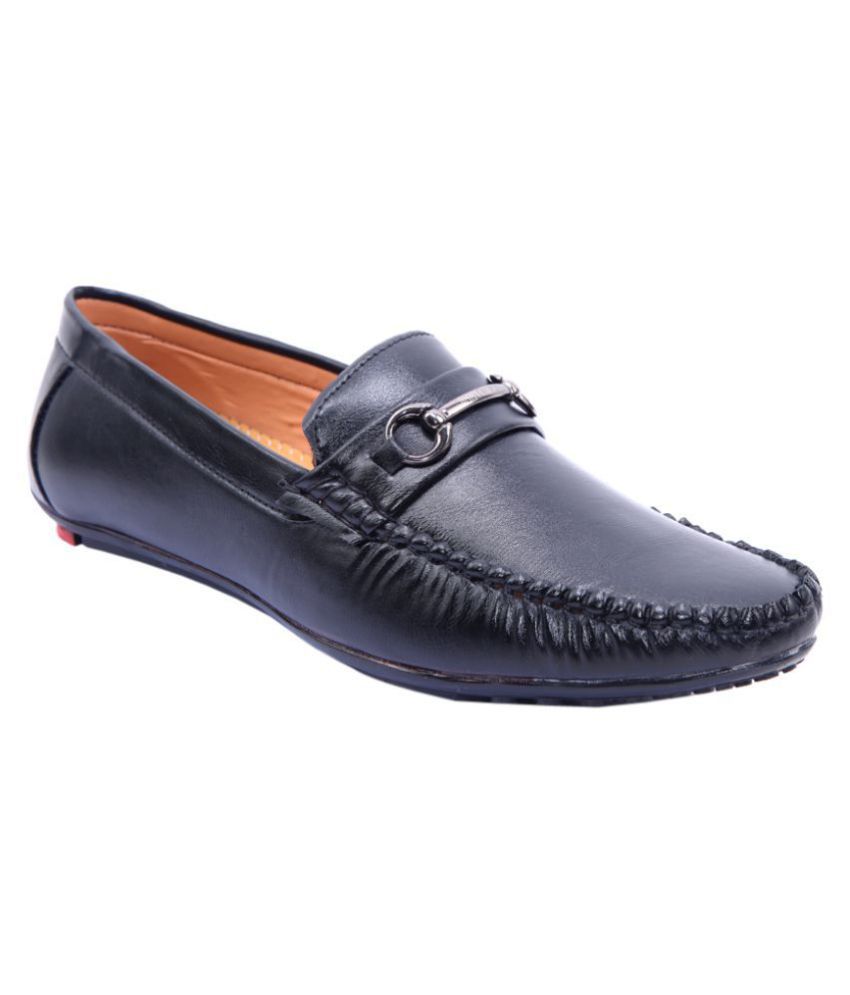 John Player Black Loafers - Buy John Player Black Loafers Online at ...