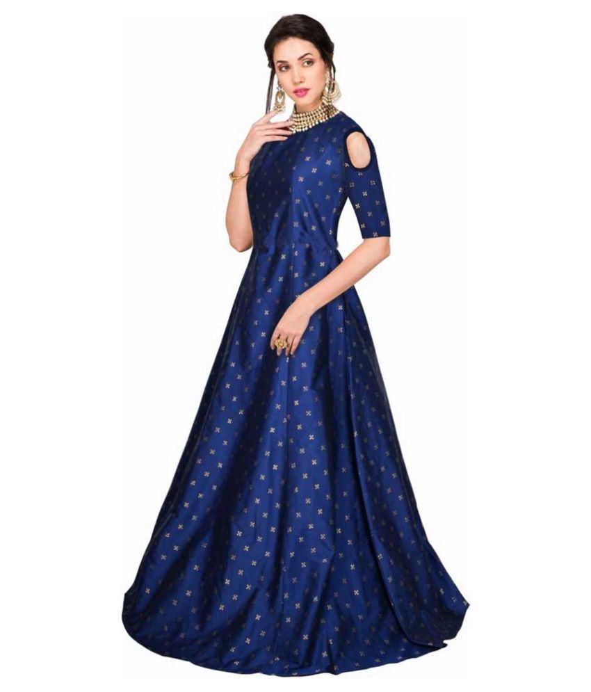 design of silk gown