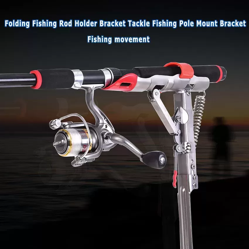 Automatic Spring Sea Fishing Rod Holder Bracket Fishing Pole Mount