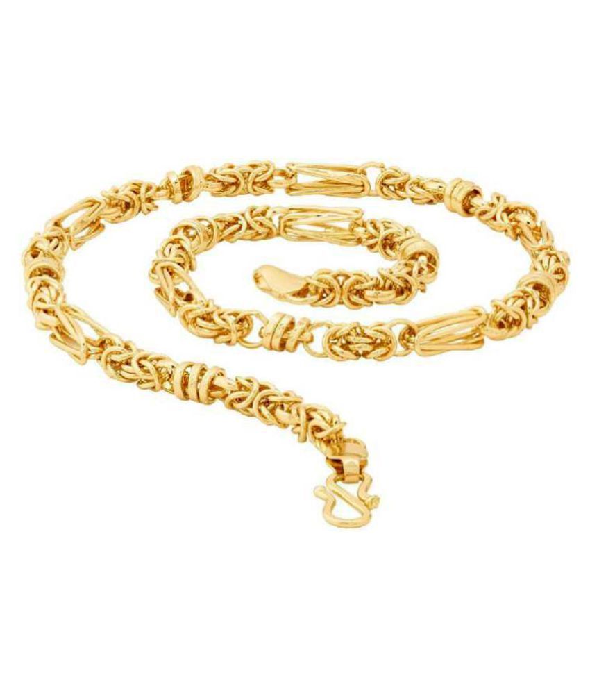     			Shine Art - Gold Plated Chain ( Pack of 1 )