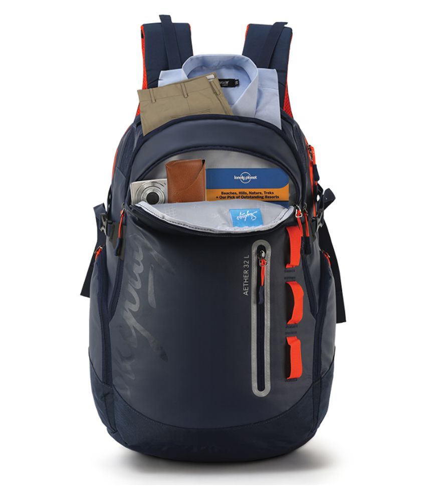 skybags aether 32 weekender blue