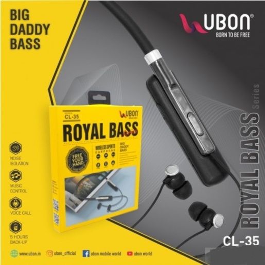 UBON CL-35 Neckband Wireless With Mic 