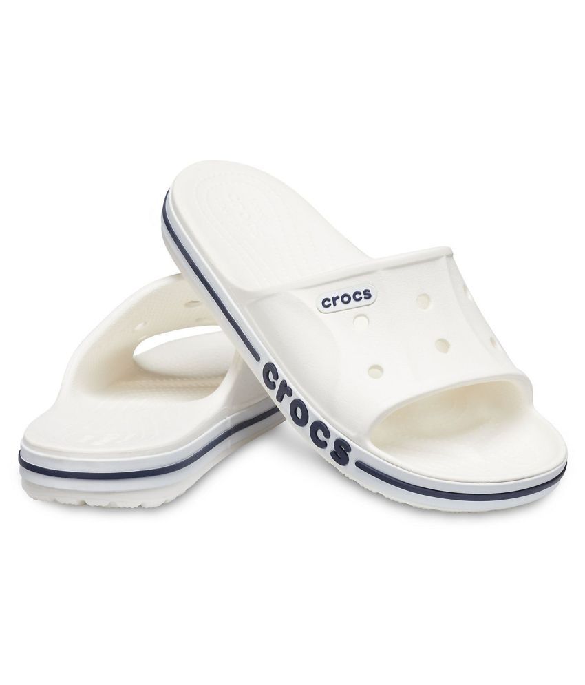 classic crocs slide white
