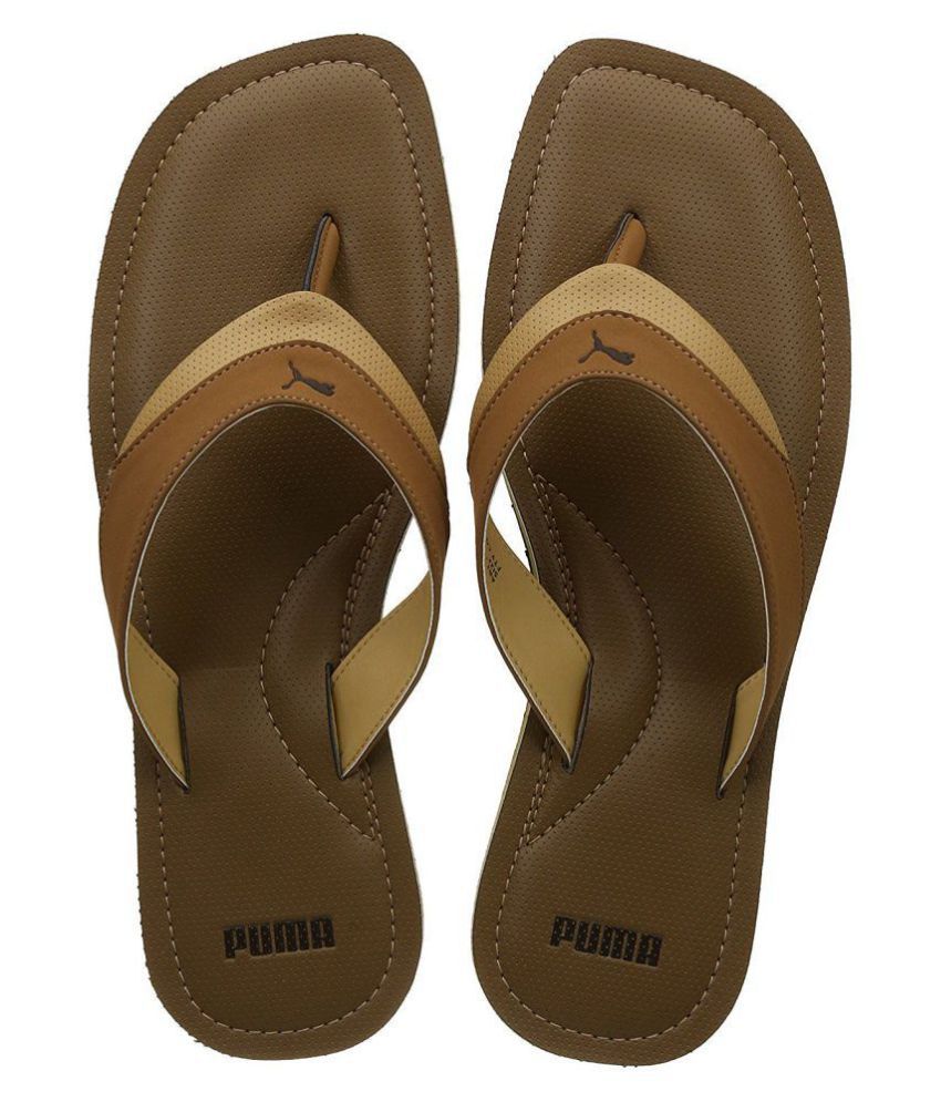 Puma Camel Thong Flip Flop Price in India- Buy Puma Camel Thong Flip ...