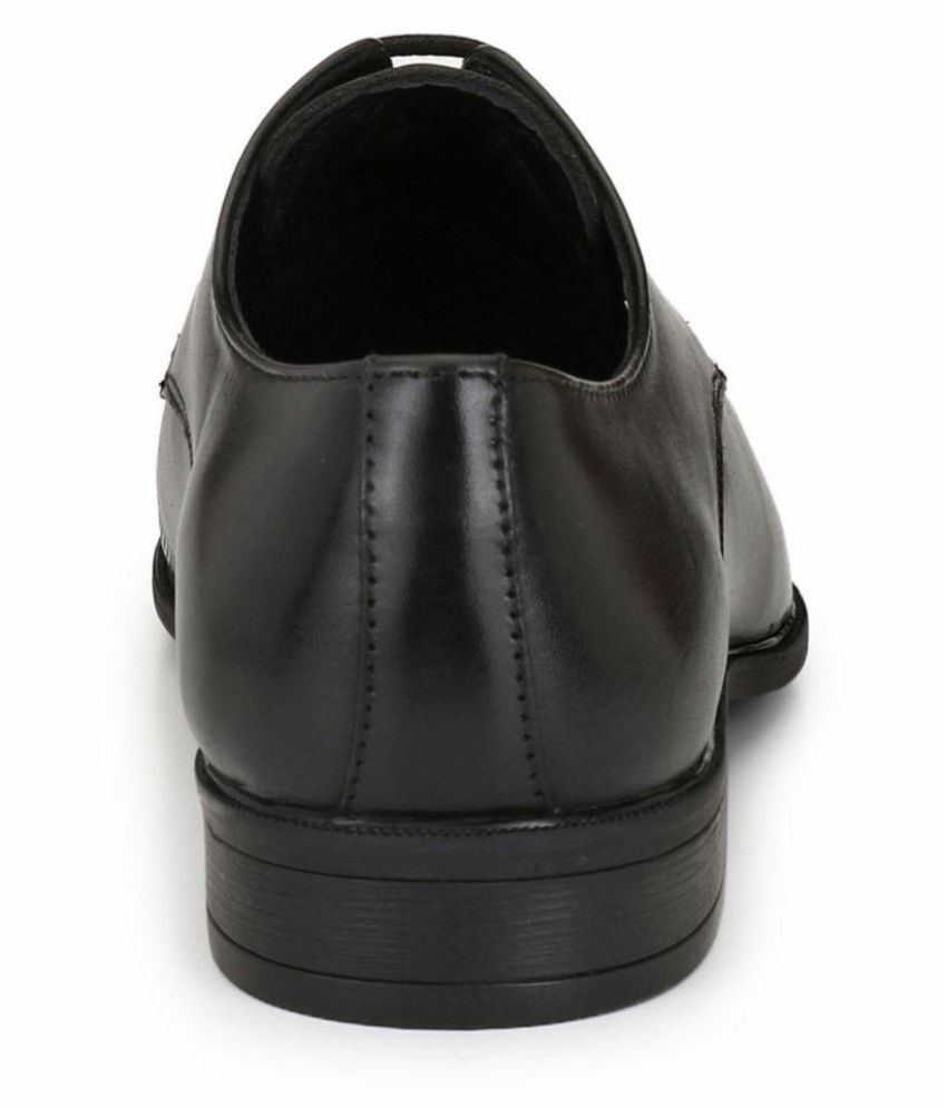 alberto torresi black formal derby shoes