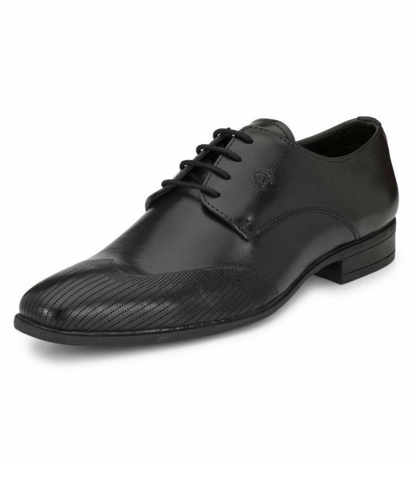 alberto torresi black formal derby shoes