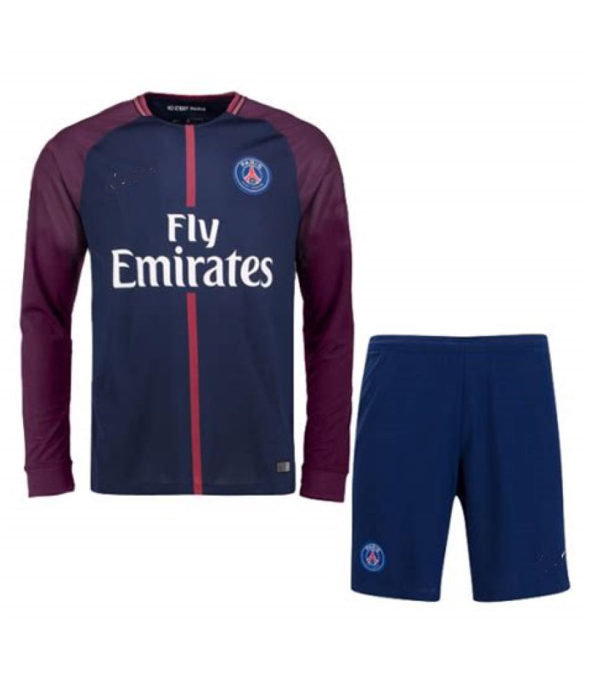 PSG LONG SLEEVES JERSEY WITH SHORTS 201718 Buy Online at Best Price