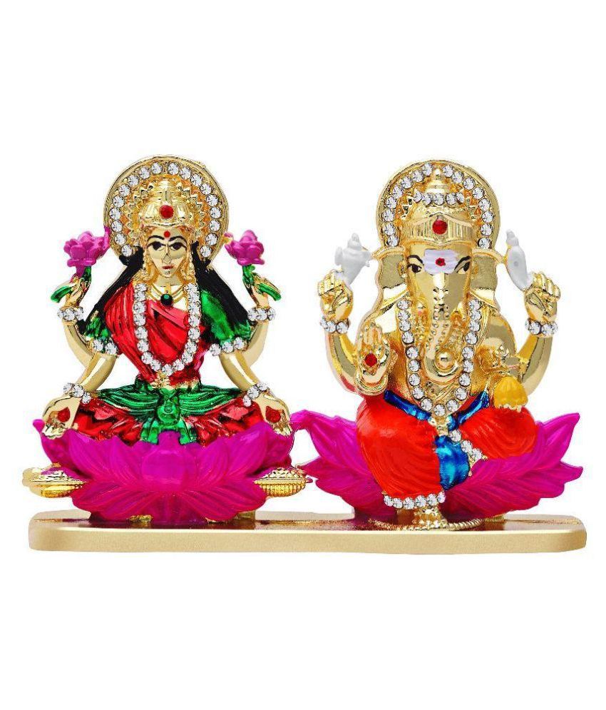     			Neelman Kulin Golden Brass Laxmi And Ganesh God Idol