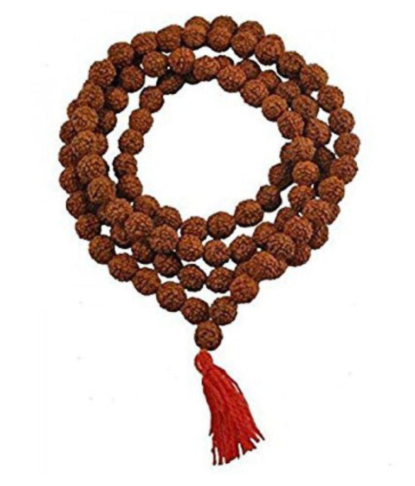     			grover collection  White Tulsi Cap Mala