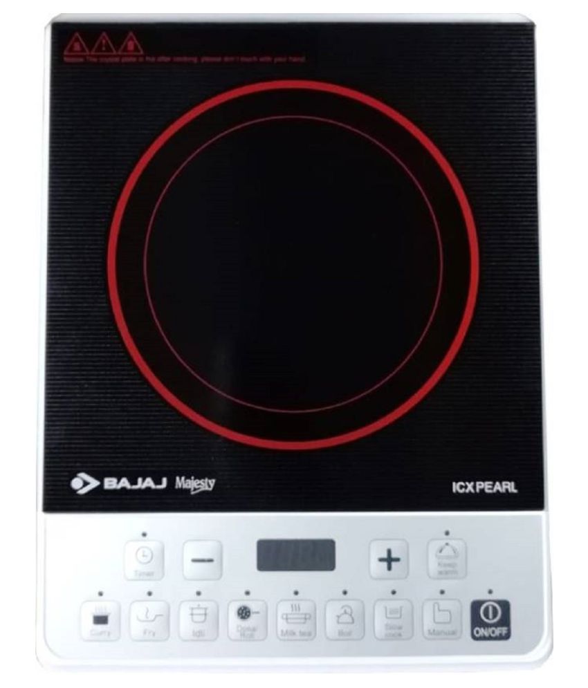 BAJAJ APPLIANCES MAJESTY ICX PEARL 260 Watt Induction Cooktop Price in