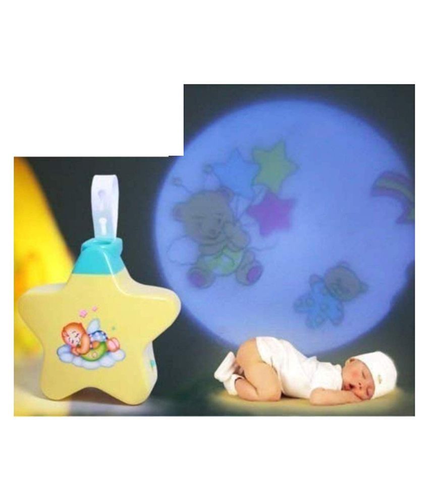 New Born Toy Little Angel Baby Sleep Star Projector With Star