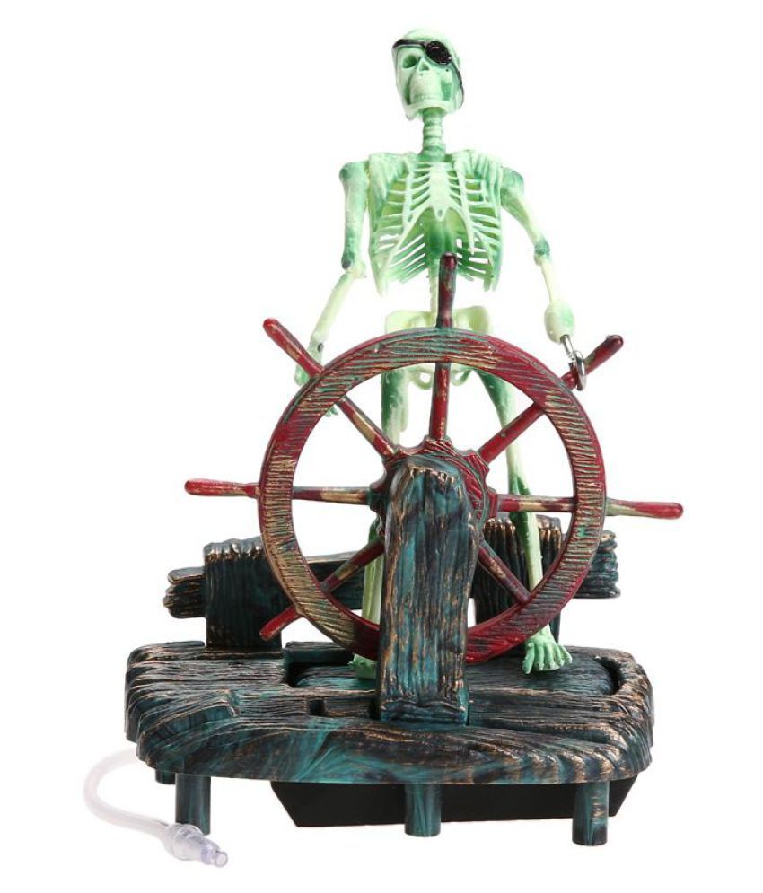 skeleton aquarium decor