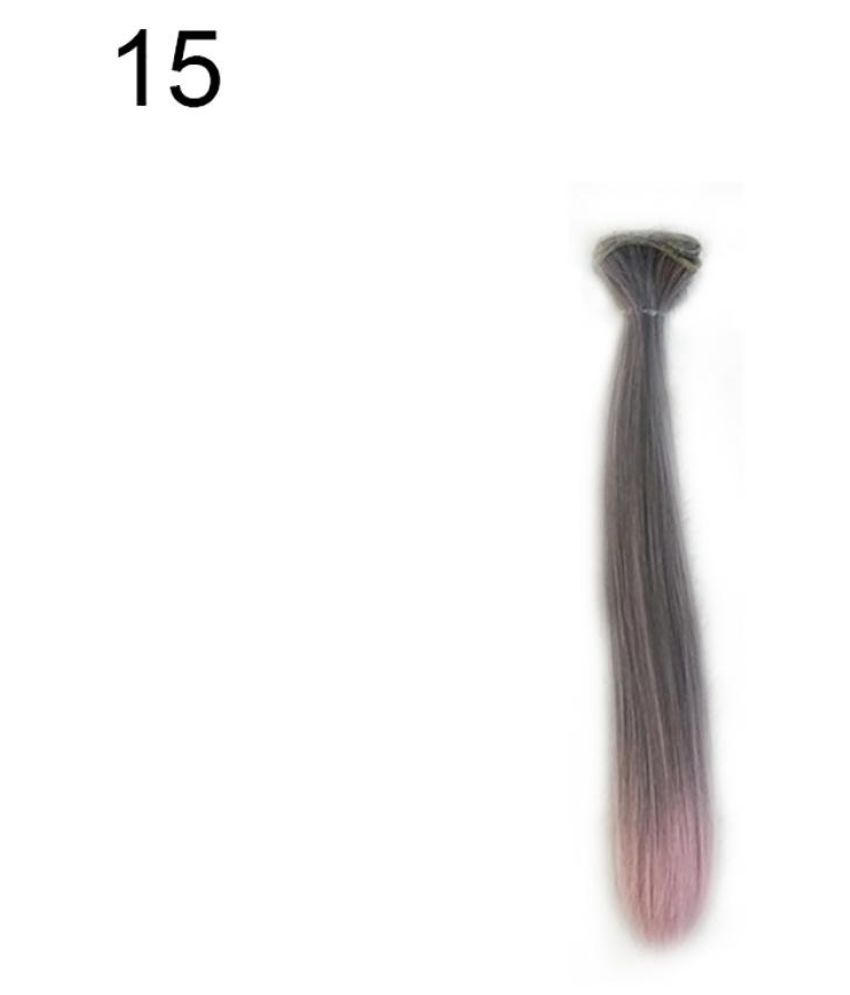 Diy Cute For Barbie Straight Long Hair Wig Synthetic Dolls Gift