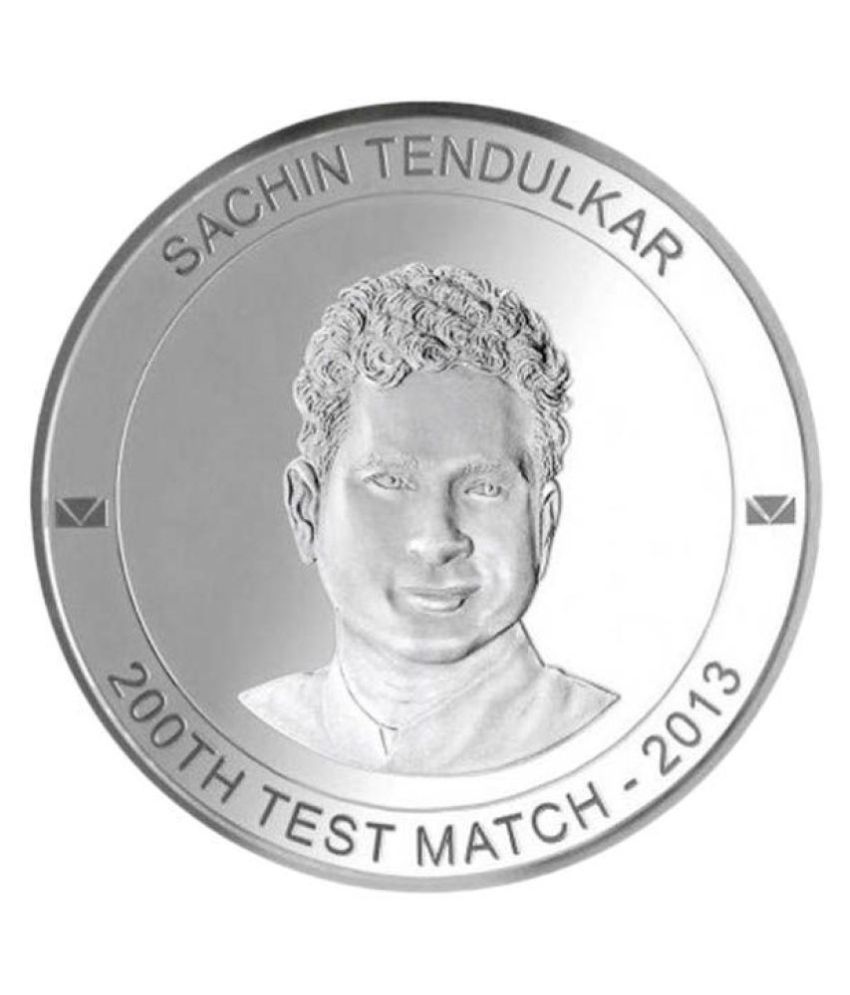 Sakshi 200 gram Silver Sachin Tendulkar Coin