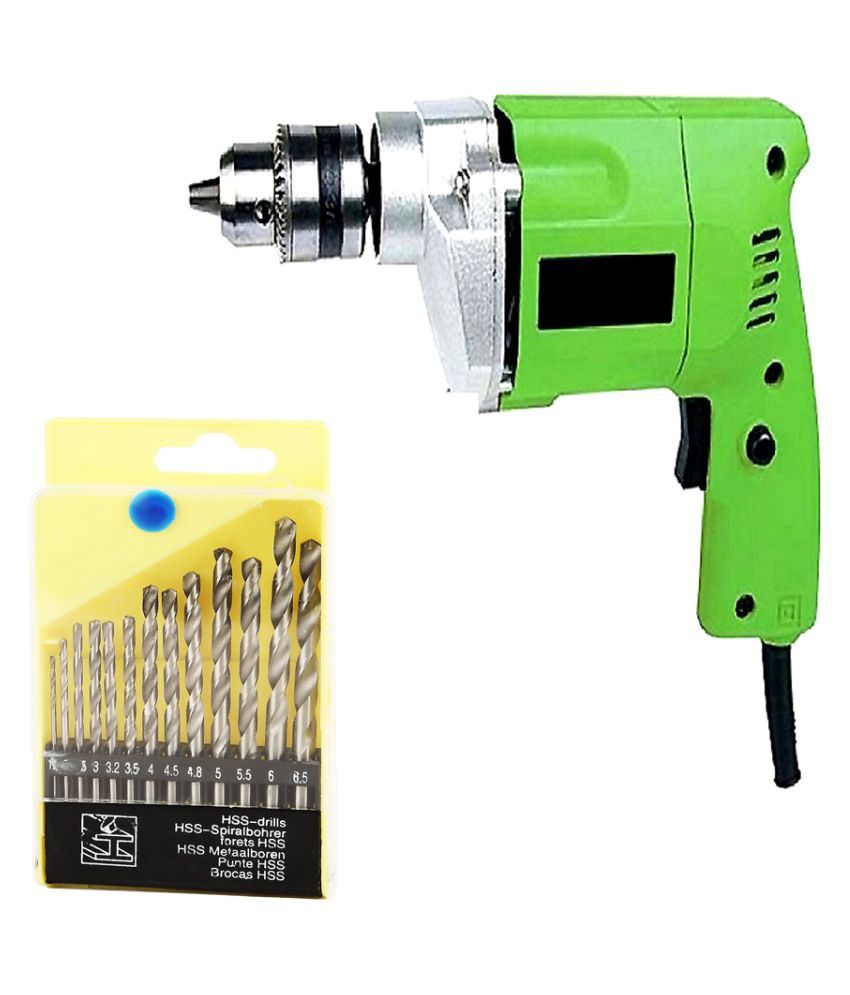     			Shopper52 - DRL13BT 250W 10mm Corded Drill Machine with Bits