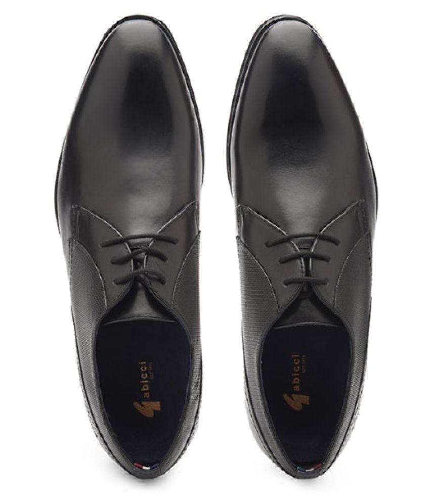 Gabicci Derby Genuine Leather Black 