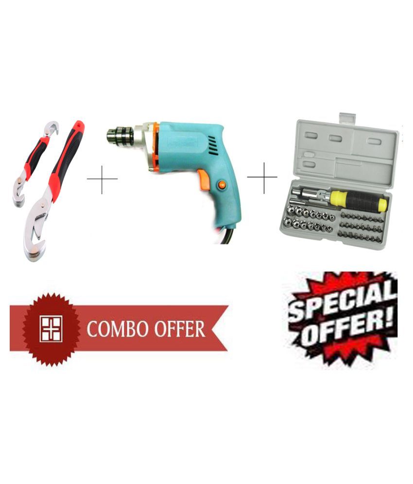     			Shopper52 - DRL41SNP-N 300W 10mm Corded Drill Machine with Bits