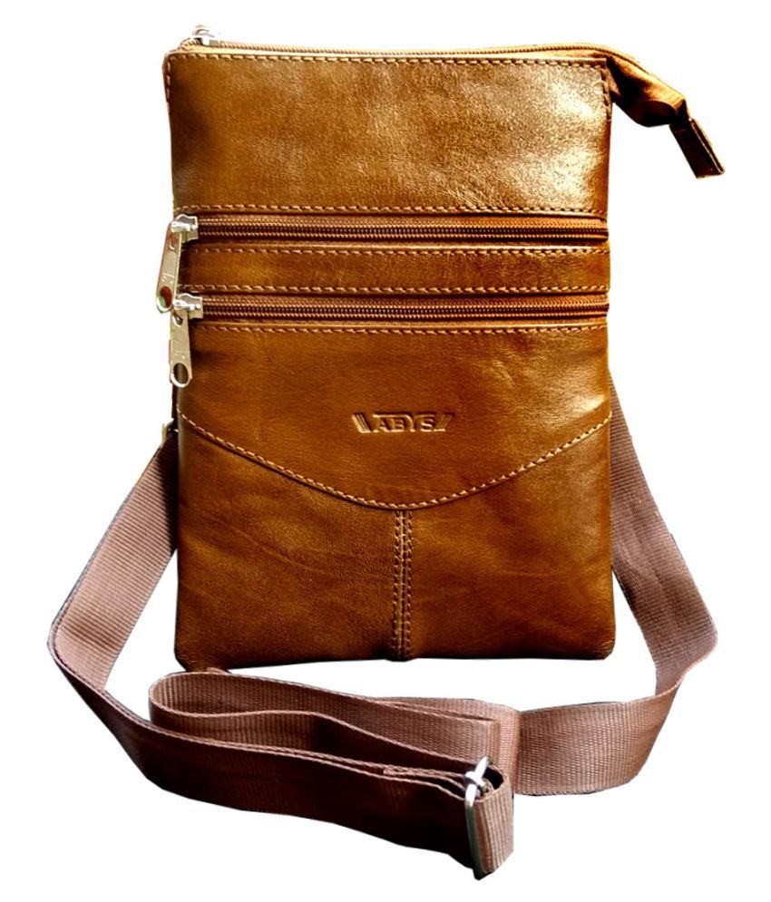 pure leather sling bags online