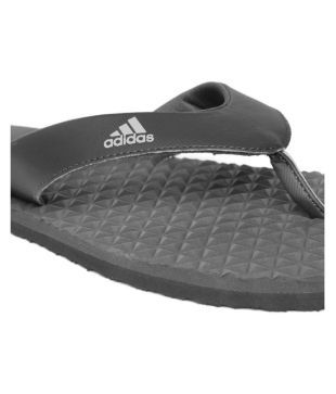 adidas gray daily slippers