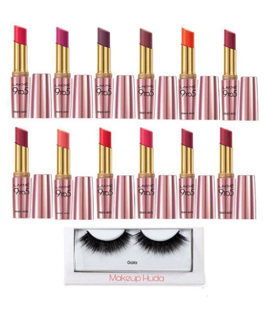 lakme 9 to 5 lipstick set of 12