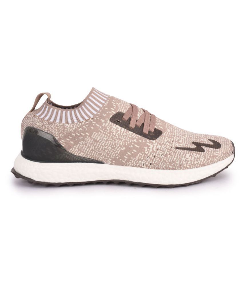 Campus Electra Beige Running Shoes 