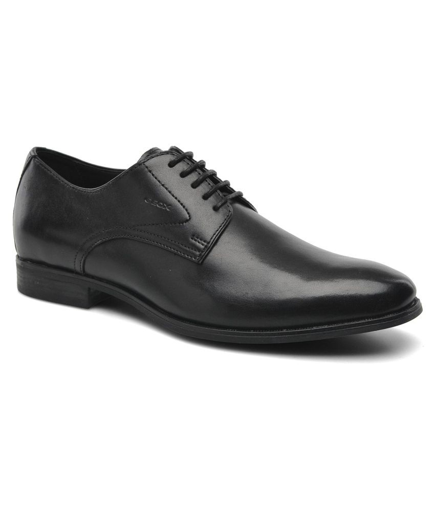 Geox Oxfords Genuine Leather Black Formal Shoes Price in India- Buy ...