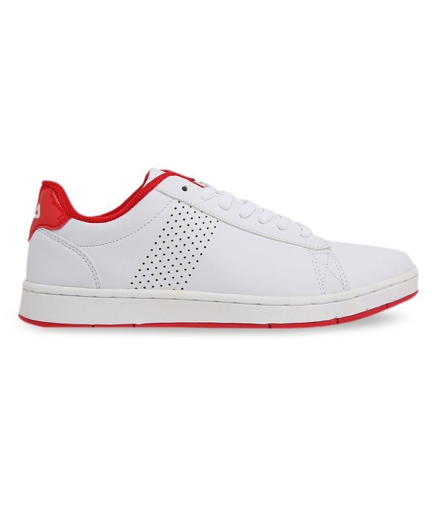 fila men white casual shoes