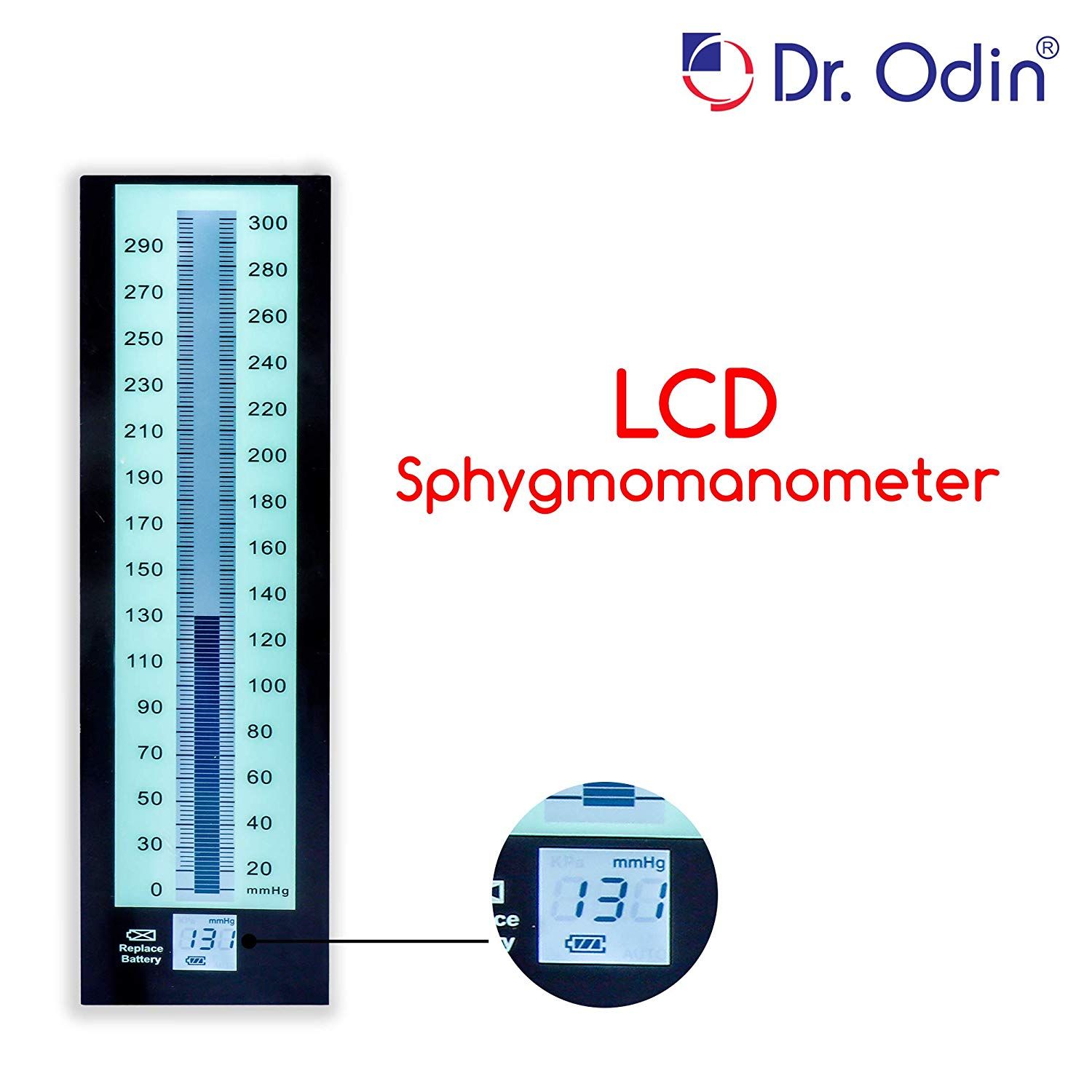 Dr.Odin LCD Sphygmomanometer MercuryFree Sphygmomanometer O23 Cotton
