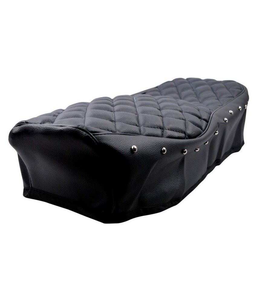 Royal Enfield Classic 350 Bike Seat Cover Black Single Buy Royal Enfield Classic 350 Bike Seat