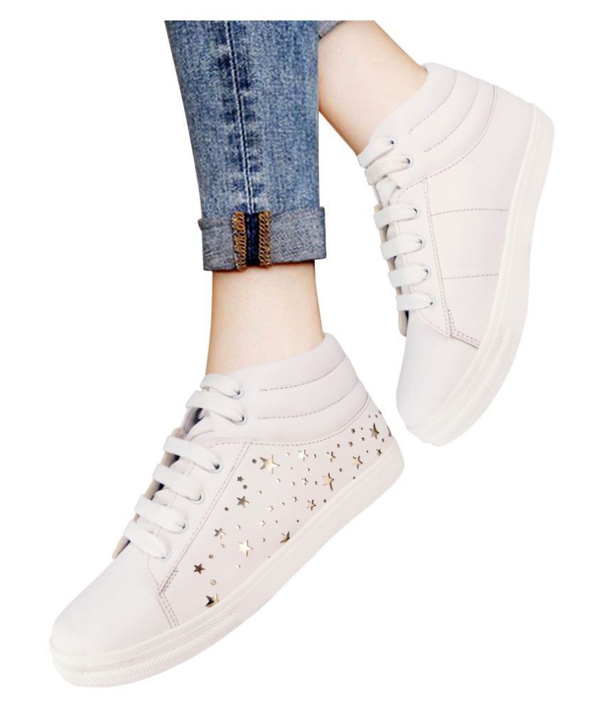 White Casual Shoes Online at Snapdeal