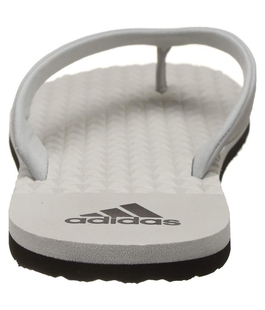 adidas gray daily slippers