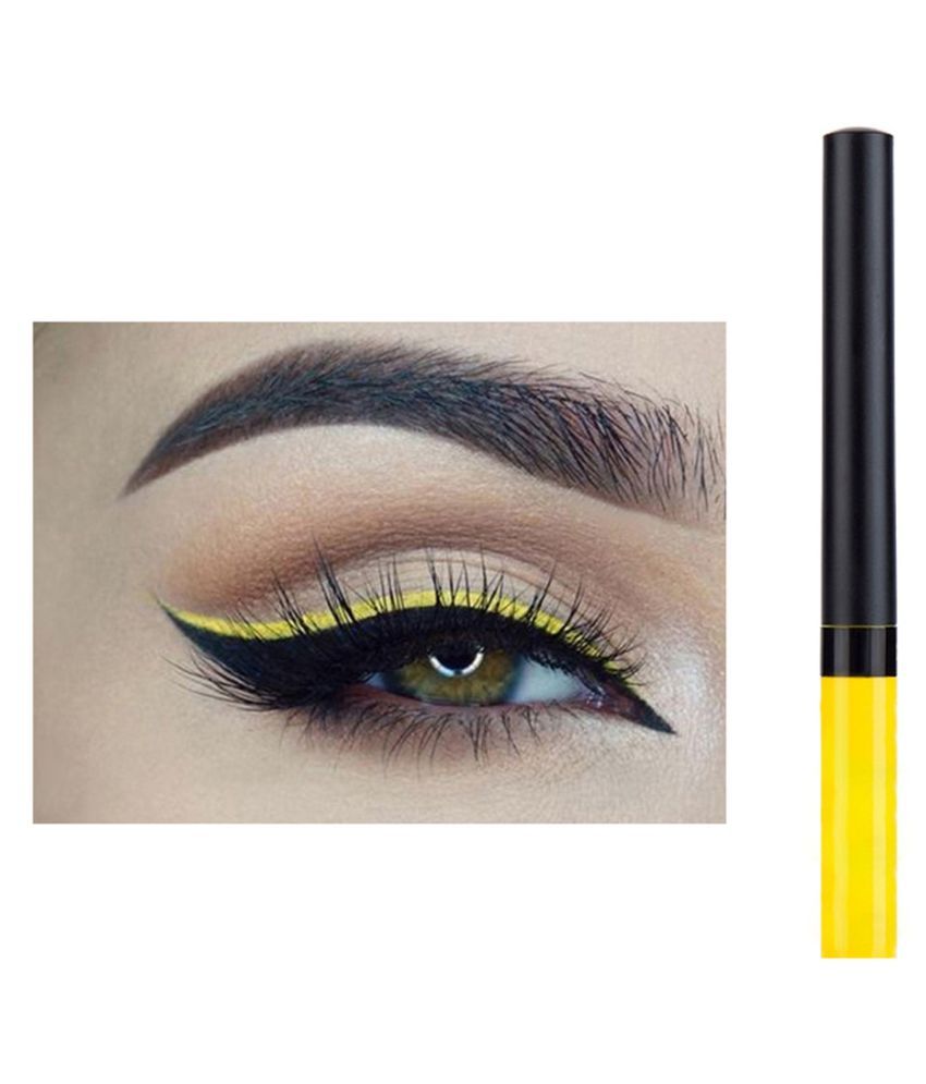 yellow eyeliner liquid