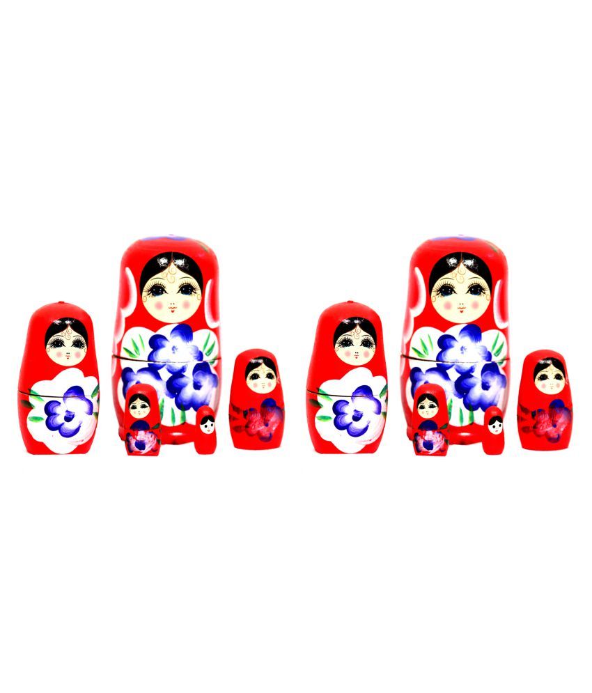 Russian Doll Red Color Combo Pack Of 2 Buy Russian Doll Red Color