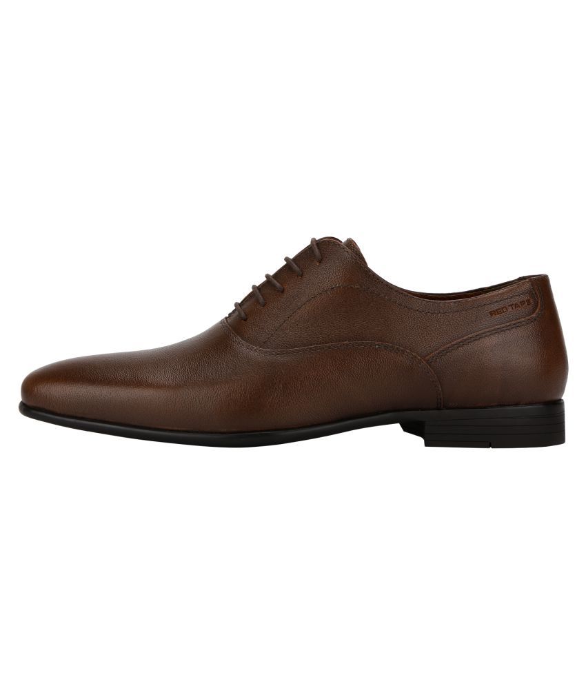 red tape oxford shoes in patent leather