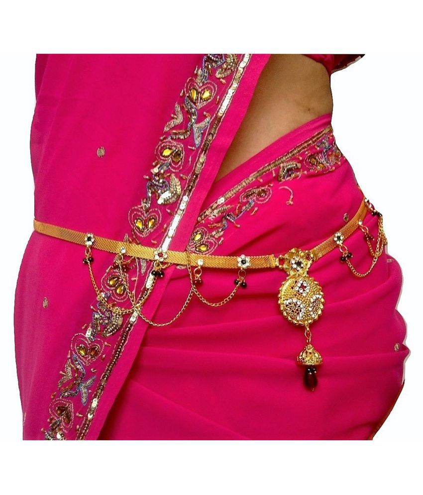     			WOMENSKY Women's Traditional Kamarbandh / Waist Chain / Tagdi