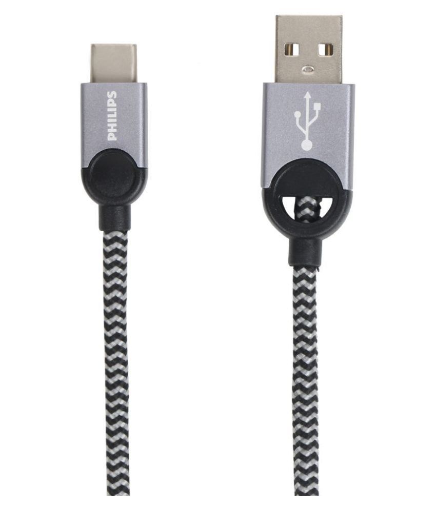 Philips Type C Cable Black - 1.2 Meter - All Cables Online at Low ...