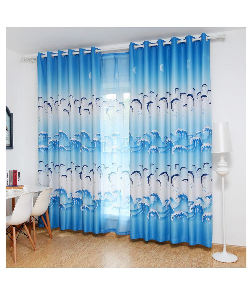 Cute Cartoon Dolphins Printing Blackout Shade Curtains Window Blinds Drapes  - Buy Cute Cartoon Dolphins Printing Blackout Shade Curtains Window Blinds  Drapes Online at Low Price - Snapdeal