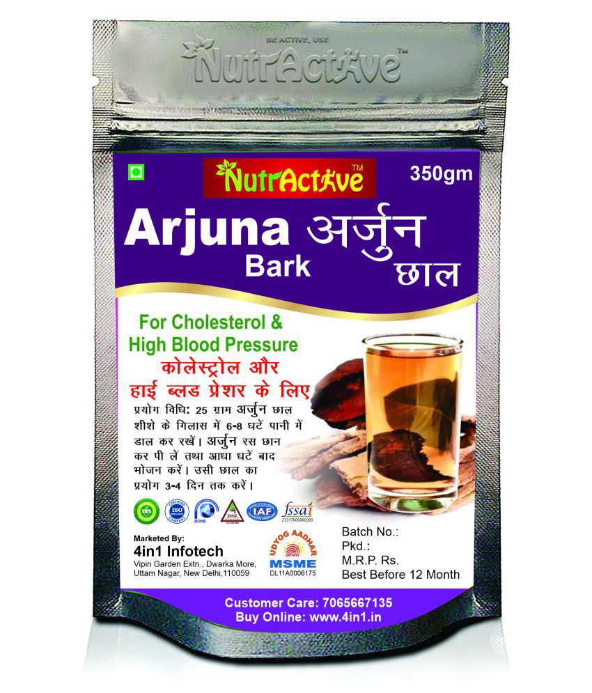 NutrActive Arjuna bark for Cholesterol Reduction 350 gm