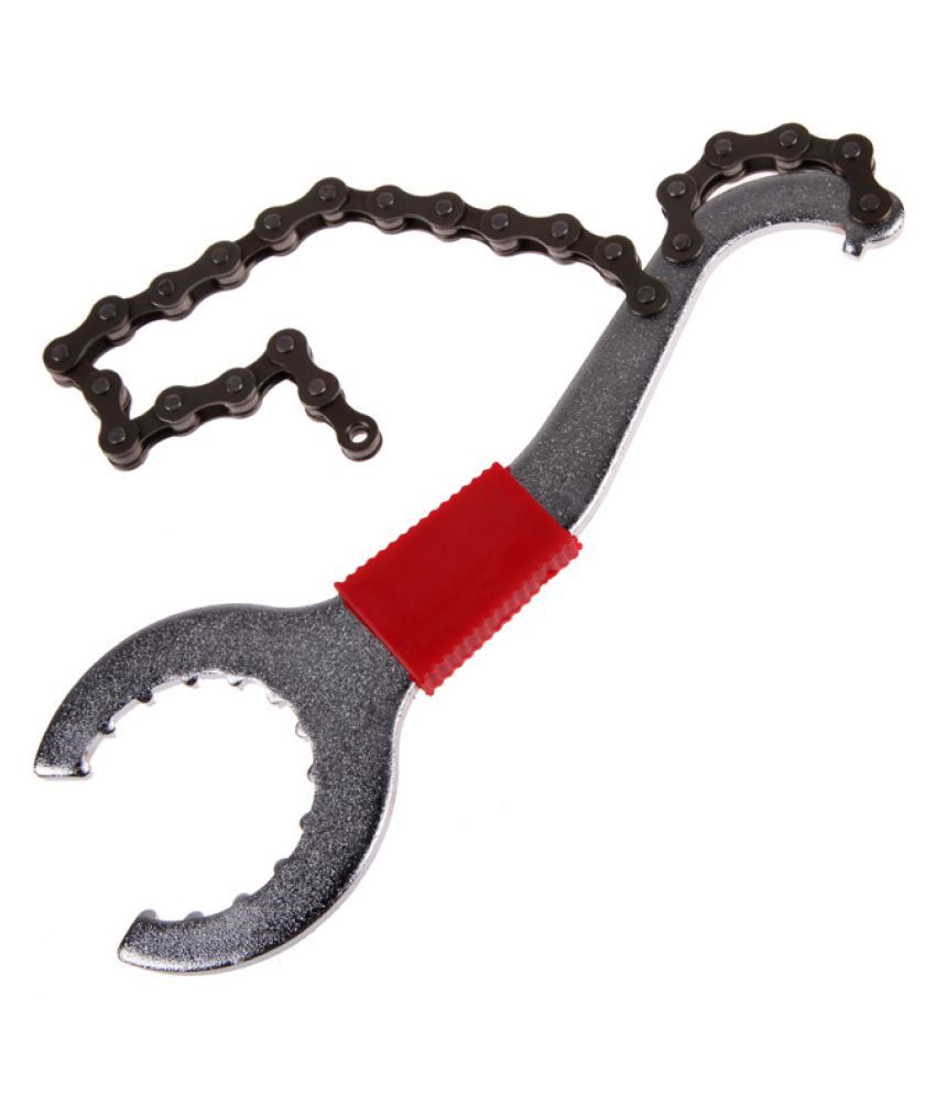 Convenient Bike Chain Whip Bottom Bracket Freewheel Wrench Repair Remover Tool