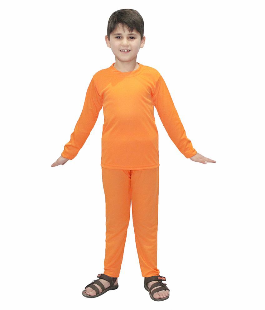     			Kaku Fancy Dresses Orange Track Suite Costume For Kids School Annual function/Theme Party/Competition/Stage Shows/Birthday Party Dress
