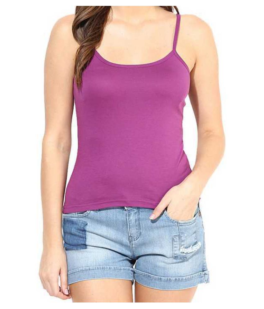     			Skandas Trendz Cotton Slip - Purple