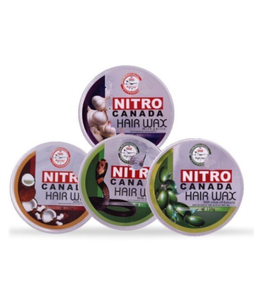 Imported Nitro Canada Hair Wax Olive Garlic Coconut Shine